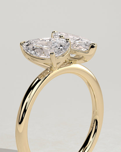 Round Halo, Pave & Split Shank Engagement Ring – 1.93 CT Lab Grown Diamond
