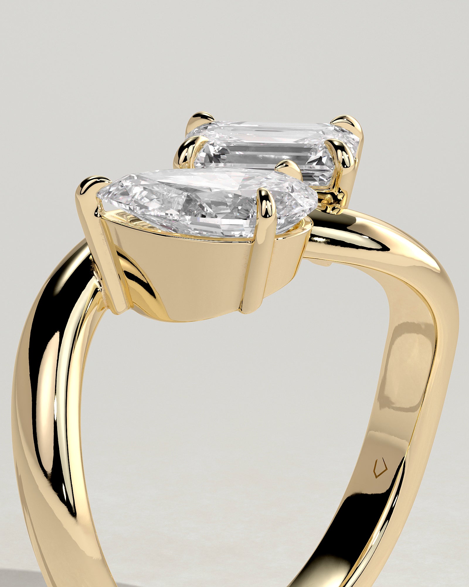 Round Halo, Pave & Split Shank Engagement Ring – 1.93 CT Lab Grown Diamond