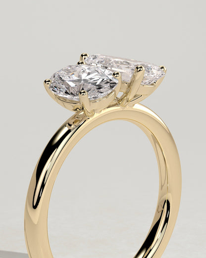 Round Halo, Pave & Split Shank Engagement Ring – 1.93 CT Lab Grown Diamond
