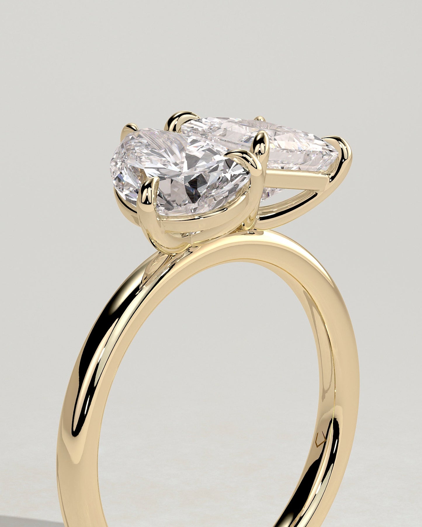 Round Halo, Pave & Split Shank Engagement Ring – 1.93 CT Lab Grown Diamond