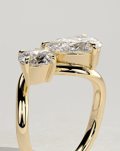 Round Halo, Pave & Split Shank Engagement Ring – 1.93 CT Lab Grown Diamond