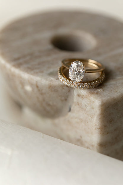 0.37 CT Round Full Eternity Lab Grown Diamond Wedding Band