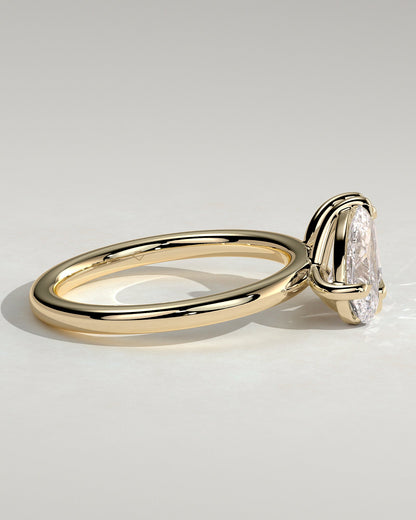 Round Halo, Pave & Split Shank Engagement Ring – 1.93 CT Lab Grown Diamond
