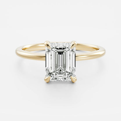 Oval Three Stone Lab Grown Diamond Engagement Ring