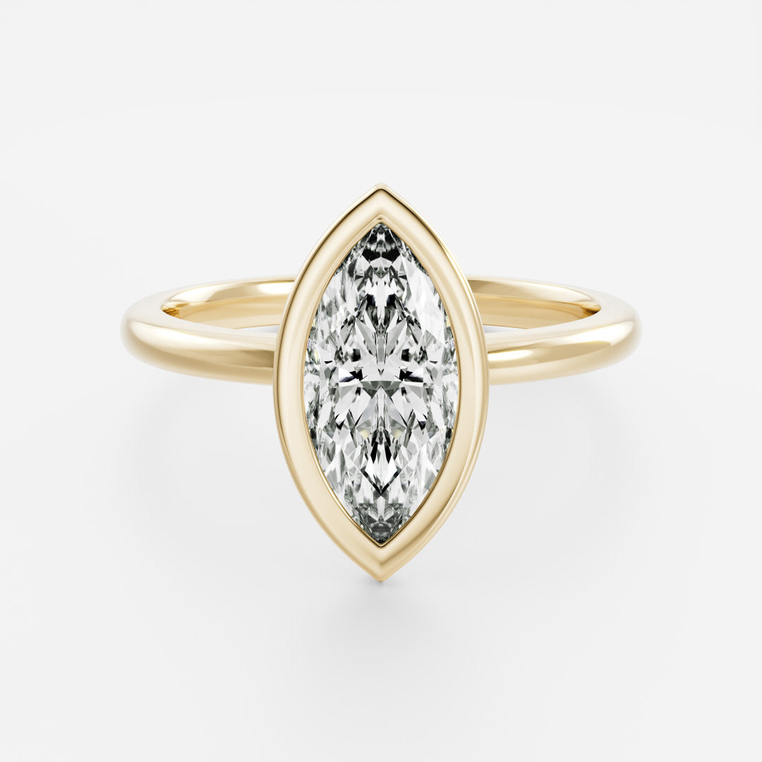 Oval Three Stone Lab Grown Diamond Engagement Ring