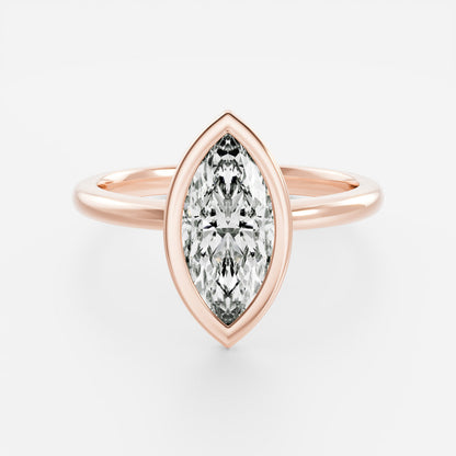 Oval Three Stone Lab Grown Diamond Engagement Ring