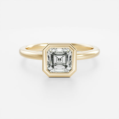 Oval Three Stone Lab Grown Diamond Engagement Ring