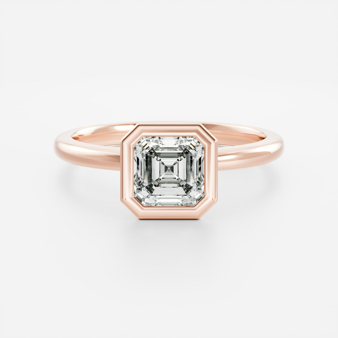Oval Three Stone Lab Grown Diamond Engagement Ring