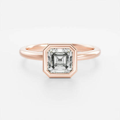 Oval Three Stone Lab Grown Diamond Engagement Ring
