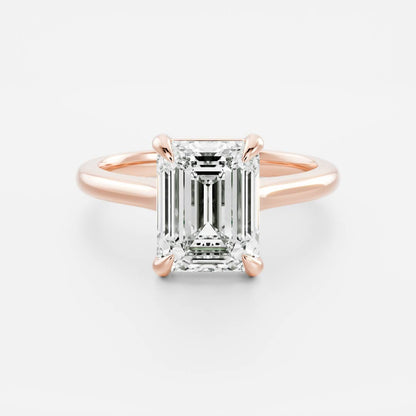 Oval Three Stone Lab Grown Diamond Engagement Ring
