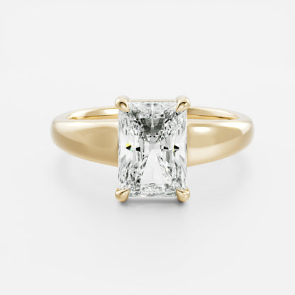 Oval Three Stone Lab Grown Diamond Engagement Ring