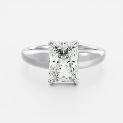 Oval Three Stone Lab Grown Diamond Engagement Ring