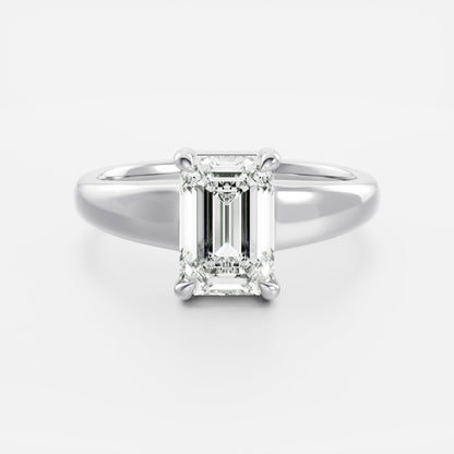 Oval Three Stone Lab Grown Diamond Engagement Ring