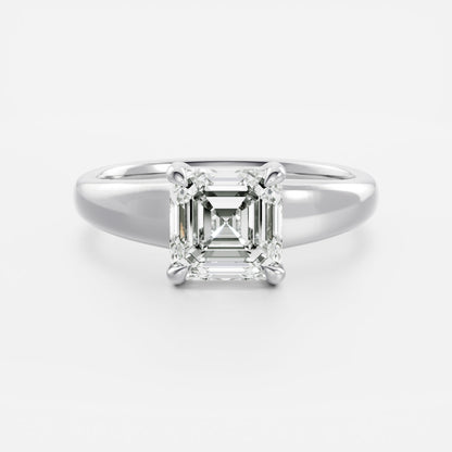 Oval Three Stone Lab Grown Diamond Engagement Ring