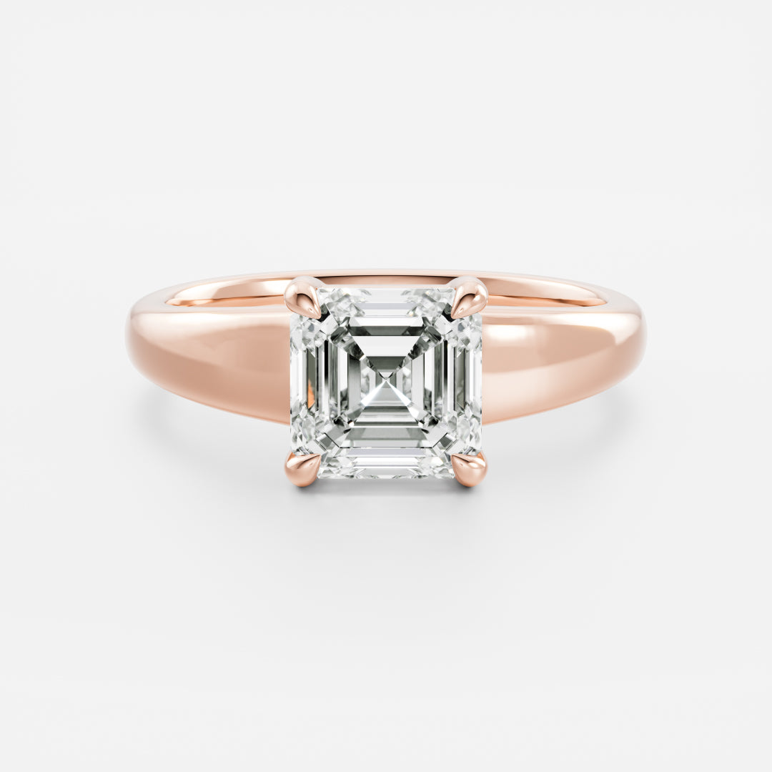 Oval Three Stone Lab Grown Diamond Engagement Ring