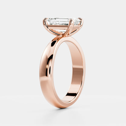 Oval Three Stone Lab Grown Diamond Engagement Ring