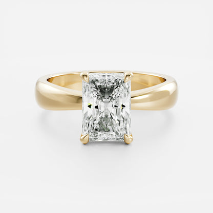 Oval Three Stone Lab Grown Diamond Engagement Ring