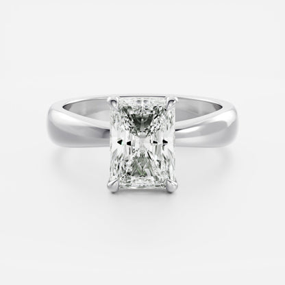Oval Three Stone Lab Grown Diamond Engagement Ring