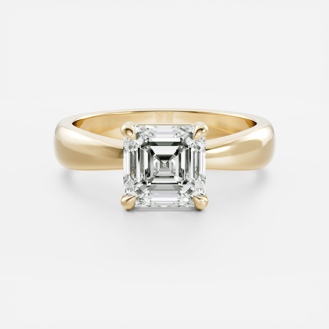 Oval Three Stone Lab Grown Diamond Engagement Ring