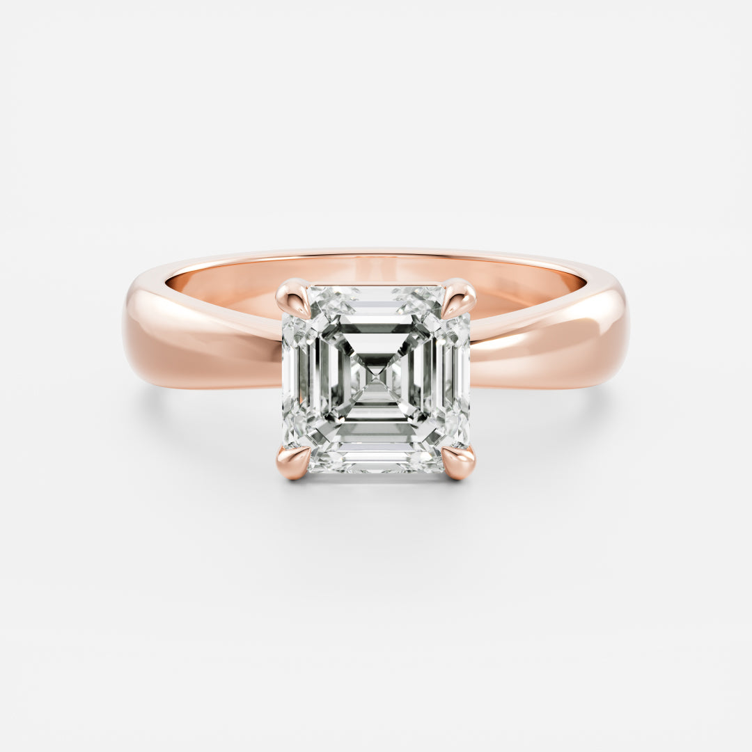 Oval Three Stone Lab Grown Diamond Engagement Ring