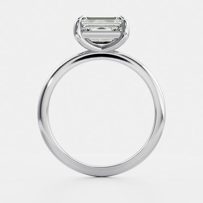 Oval Three Stone Lab Grown Diamond Engagement Ring