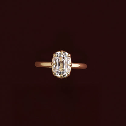 Oval Three Stone Lab Grown Diamond Engagement Ring