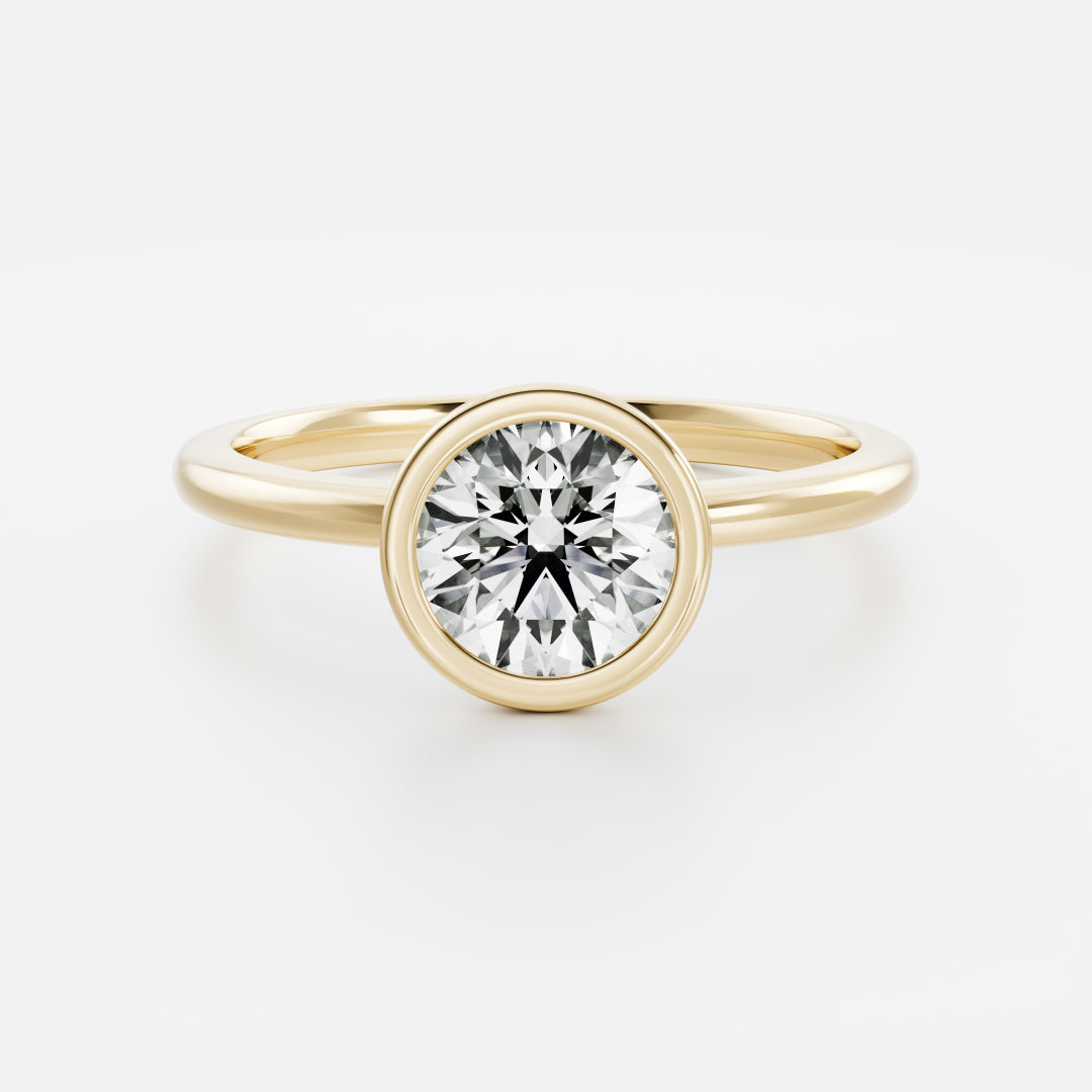 Oval Three Stone Lab Grown Diamond Engagement Ring