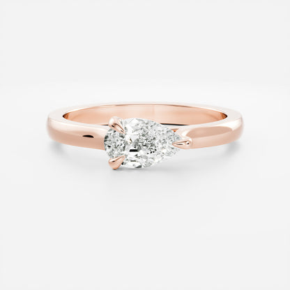 Oval Three Stone Lab Grown Diamond Engagement Ring