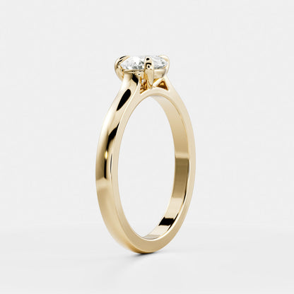 Oval Three Stone Lab Grown Diamond Engagement Ring