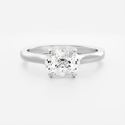 Oval Three Stone Lab Grown Diamond Engagement Ring