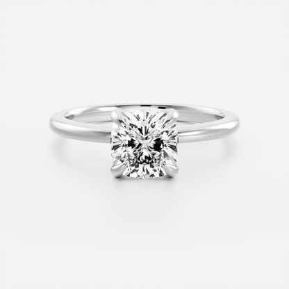 Oval Three Stone Lab Grown Diamond Engagement Ring