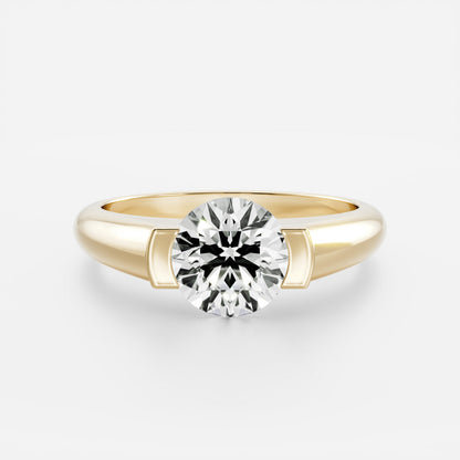 Oval Three Stone Lab Grown Diamond Engagement Ring