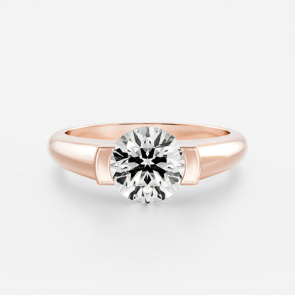 Oval Three Stone Lab Grown Diamond Engagement Ring