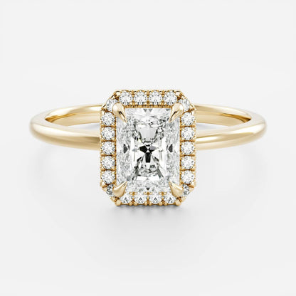 Oval Three Stone Lab Grown Diamond Engagement Ring