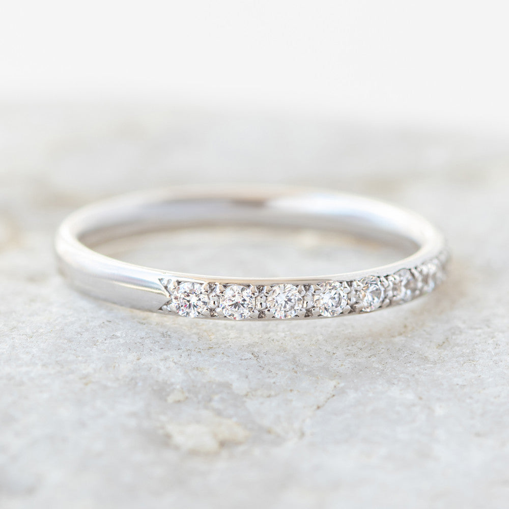 0.37 CT Round Full Eternity Lab Grown Diamond Wedding Band