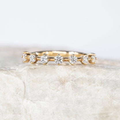 0.37 CT Round Full Eternity Lab Grown Diamond Wedding Band