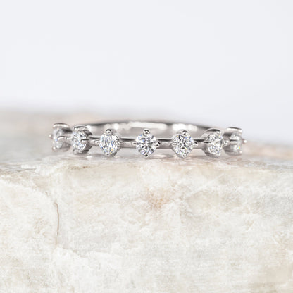 0.37 CT Round Full Eternity Lab Grown Diamond Wedding Band
