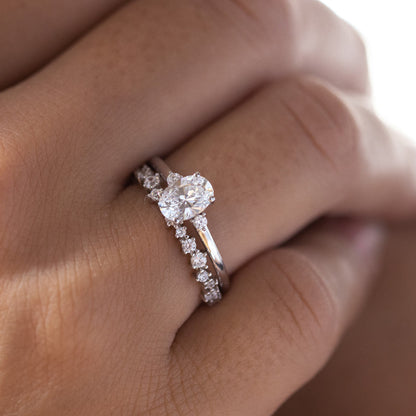 0.37 CT Round Full Eternity Lab Grown Diamond Wedding Band