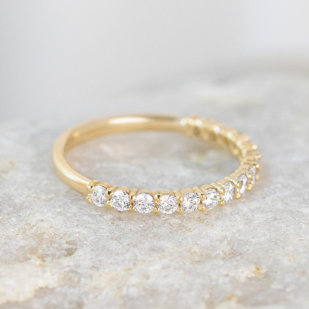 0.37 CT Round Full Eternity Lab Grown Diamond Wedding Band