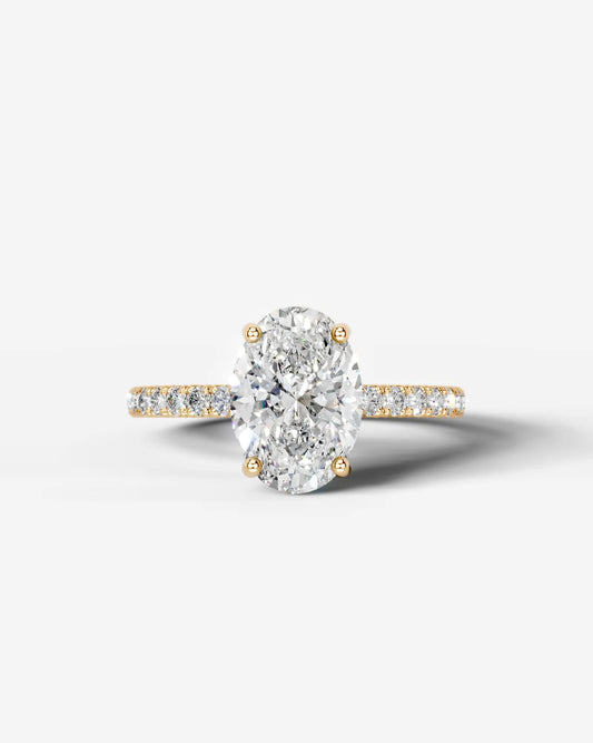 Marquise Solitaire With Tulip Prongs Lab Grown Diamond Engagement Ring