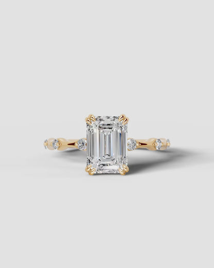 Marquise Solitaire With Tulip Prongs Lab Grown Diamond Engagement Ring