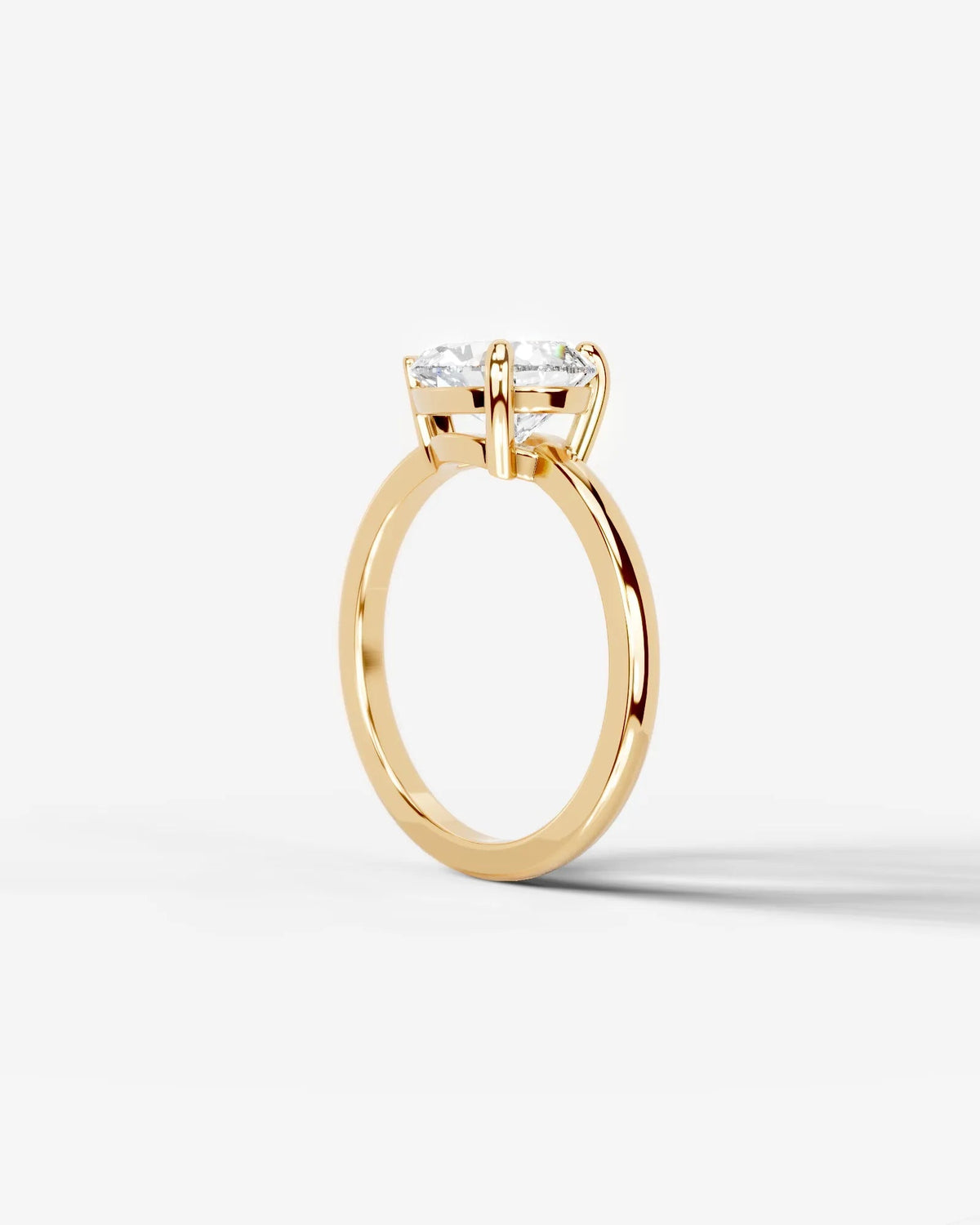 Marquise Solitaire With Tulip Prongs Lab Grown Diamond Engagement Ring