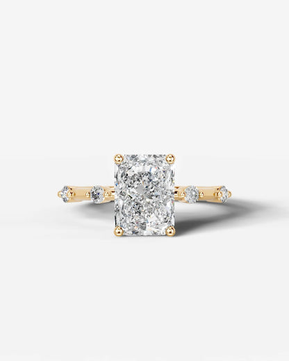 Marquise Solitaire With Tulip Prongs Lab Grown Diamond Engagement Ring