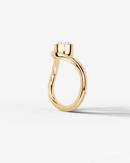 Marquise Solitaire With Tulip Prongs Lab Grown Diamond Engagement Ring
