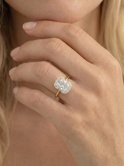Marquise Solitaire With Tulip Prongs Lab Grown Diamond Engagement Ring