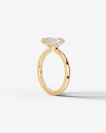 Marquise Solitaire With Tulip Prongs Lab Grown Diamond Engagement Ring