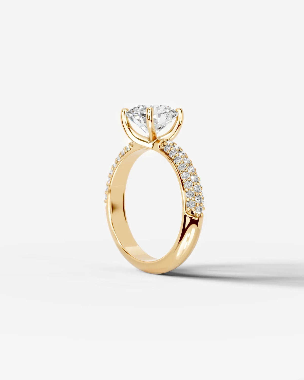 Marquise Solitaire With Tulip Prongs Lab Grown Diamond Engagement Ring