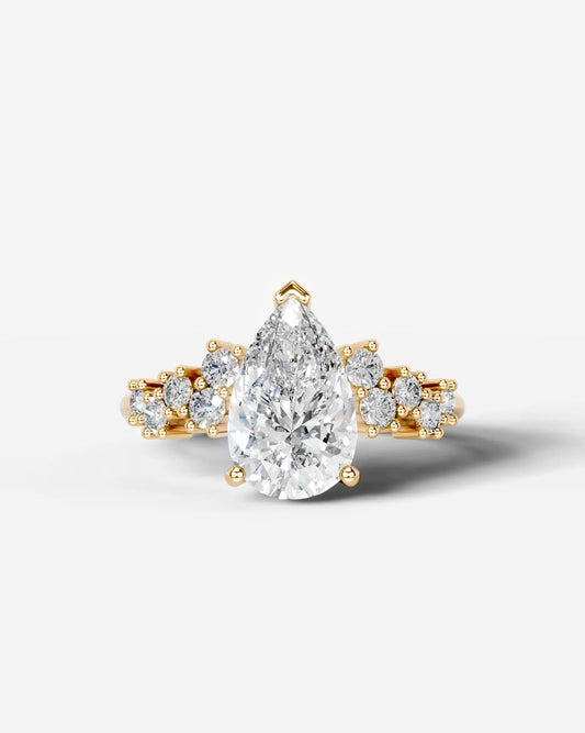 Marquise Solitaire With Tulip Prongs Lab Grown Diamond Engagement Ring