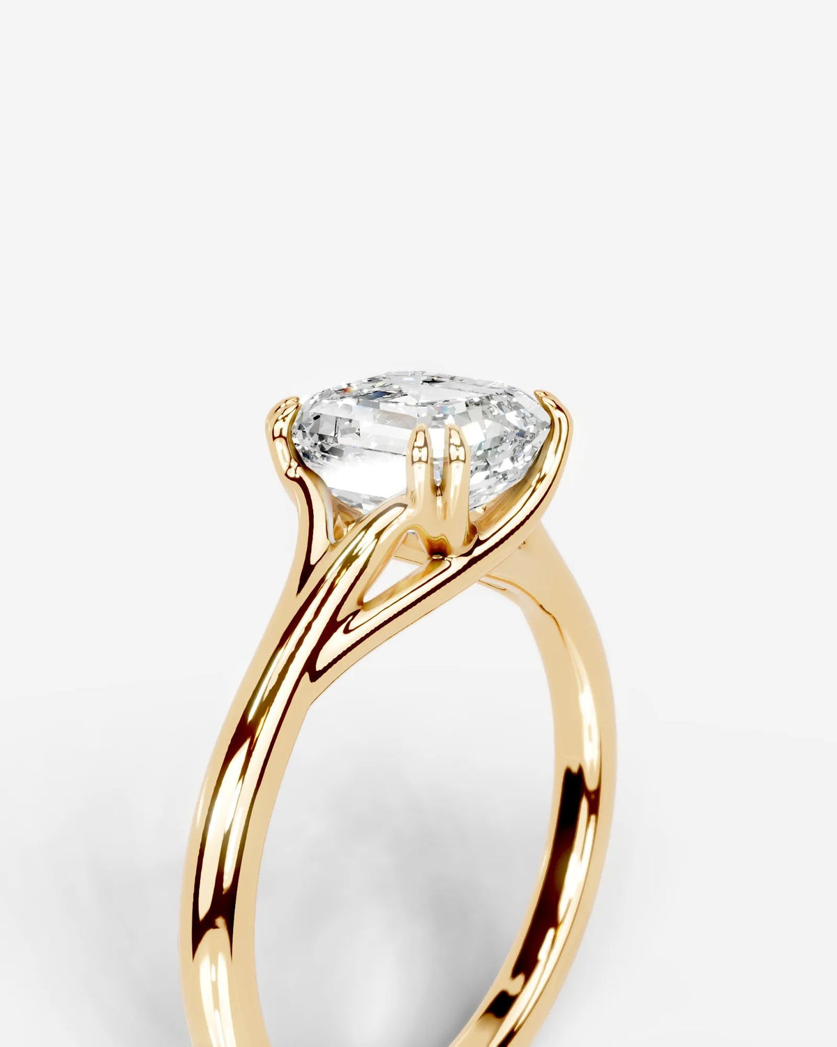 Marquise Solitaire With Tulip Prongs Lab Grown Diamond Engagement Ring