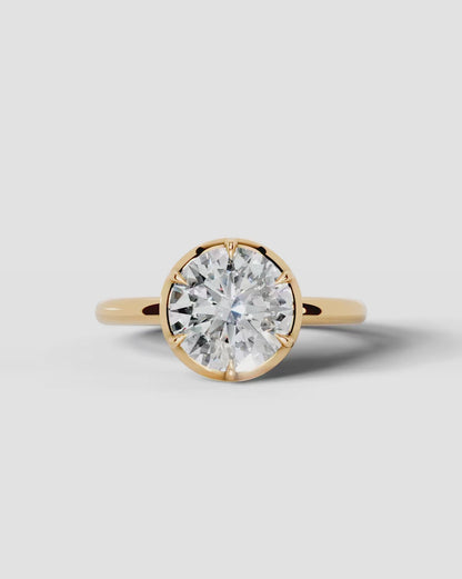 Marquise Solitaire With Tulip Prongs Lab Grown Diamond Engagement Ring
